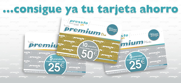 Tarjetas Premium Pressto